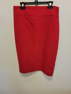 Express Red Pencil Skirt